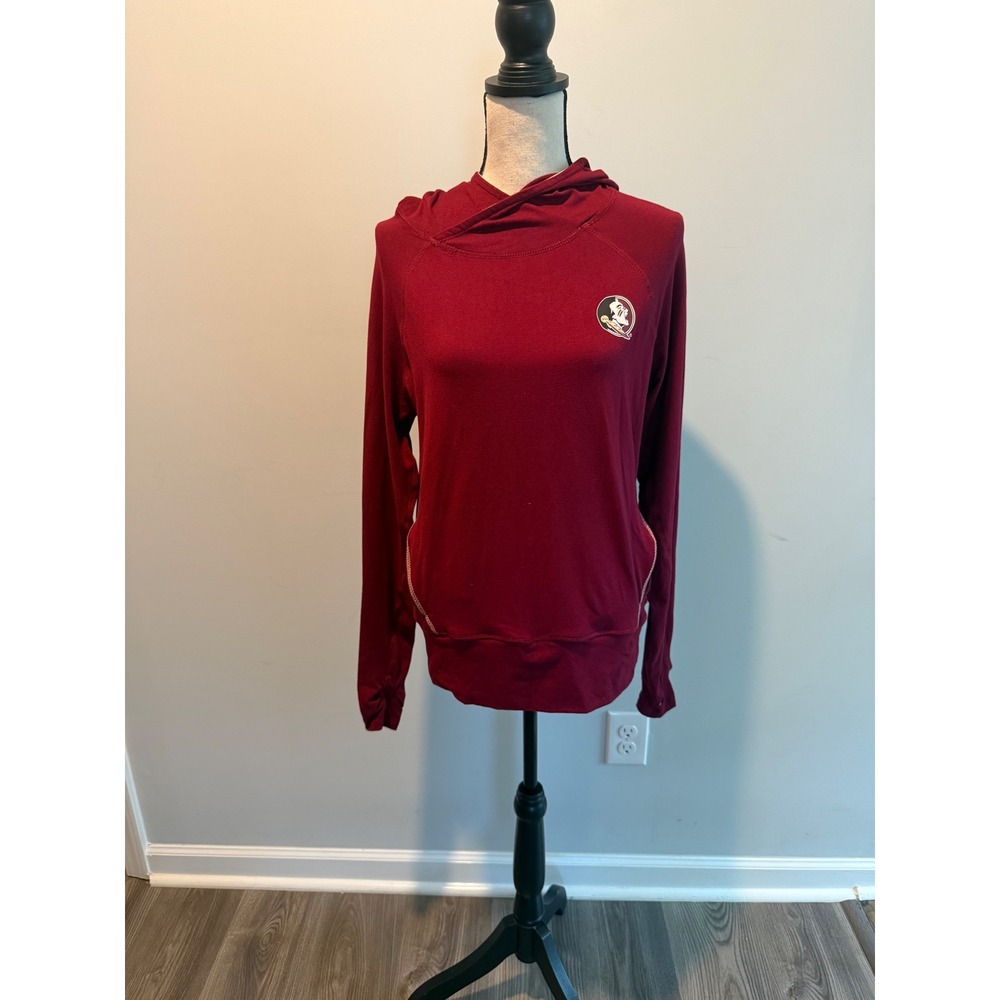 Florida State University FSU Seminoles Garnet Lightweight Pullover Hoodie Small